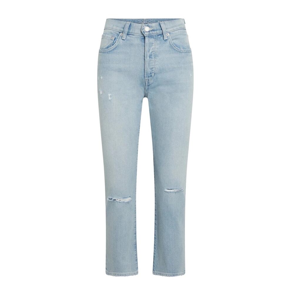 Free People X Daily Blue "HYPE" Distressed Denim Jeans Size:27 Ret$319 NWT
